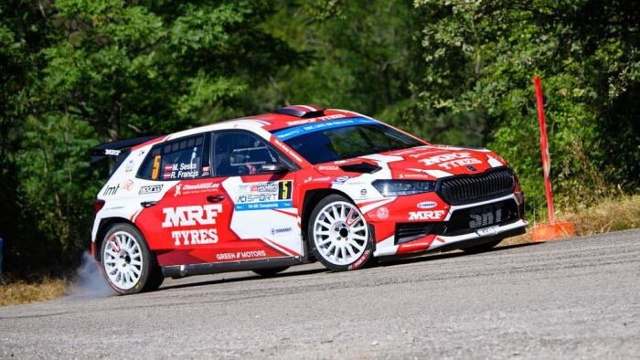 Seska ekipāžai 11. vieta ERC Čehijas rallijā