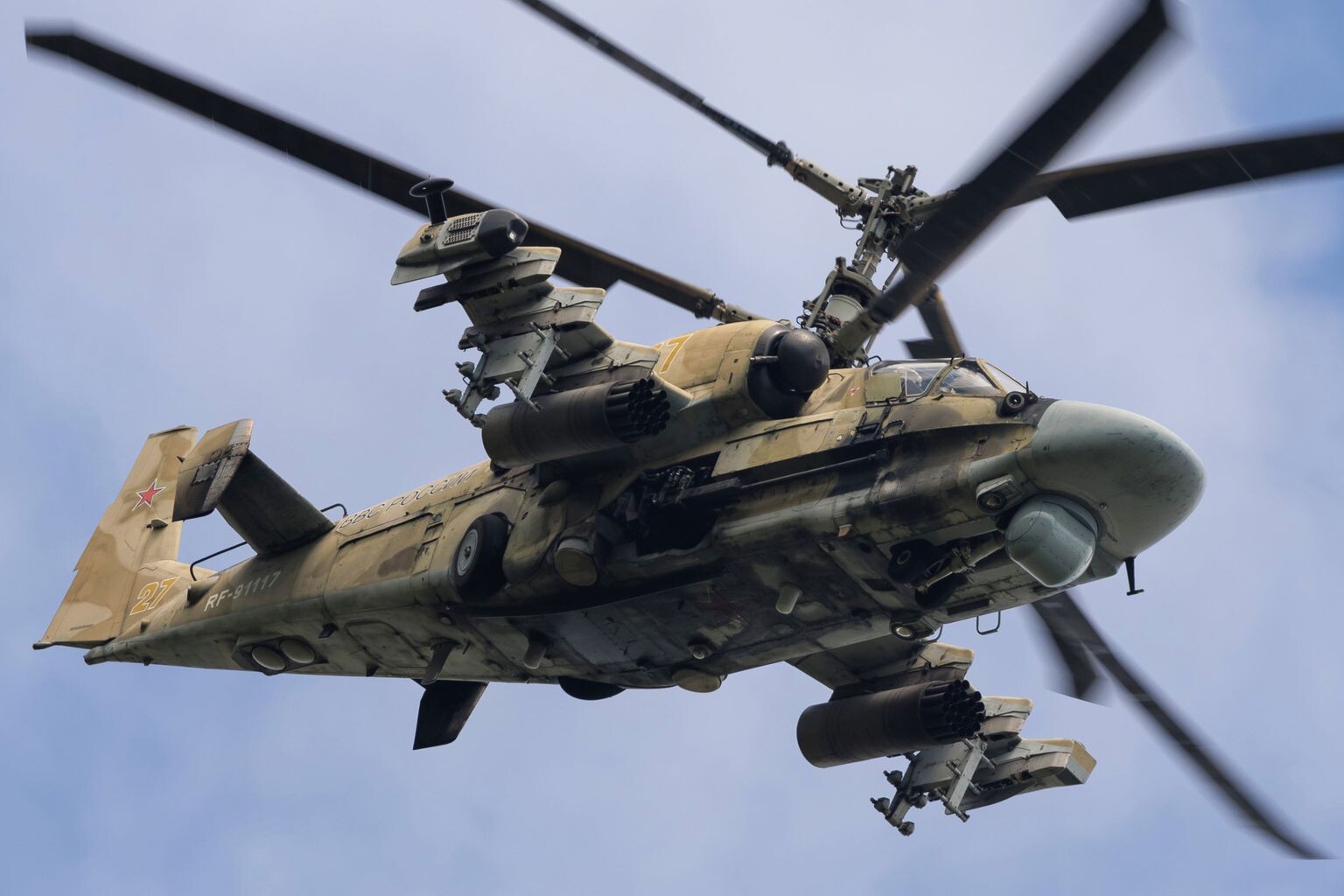 Ukrainas armija šorīt notriekusi divus Krievijas helikopterus