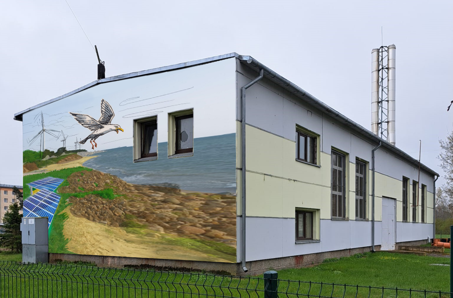 Grafiti mākslinieki apgleznos Liepājas enerģijas katlumāju fasādes