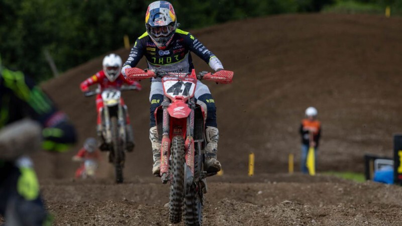 Jonasam Nīderlandē astotā vieta MXGP posmā
