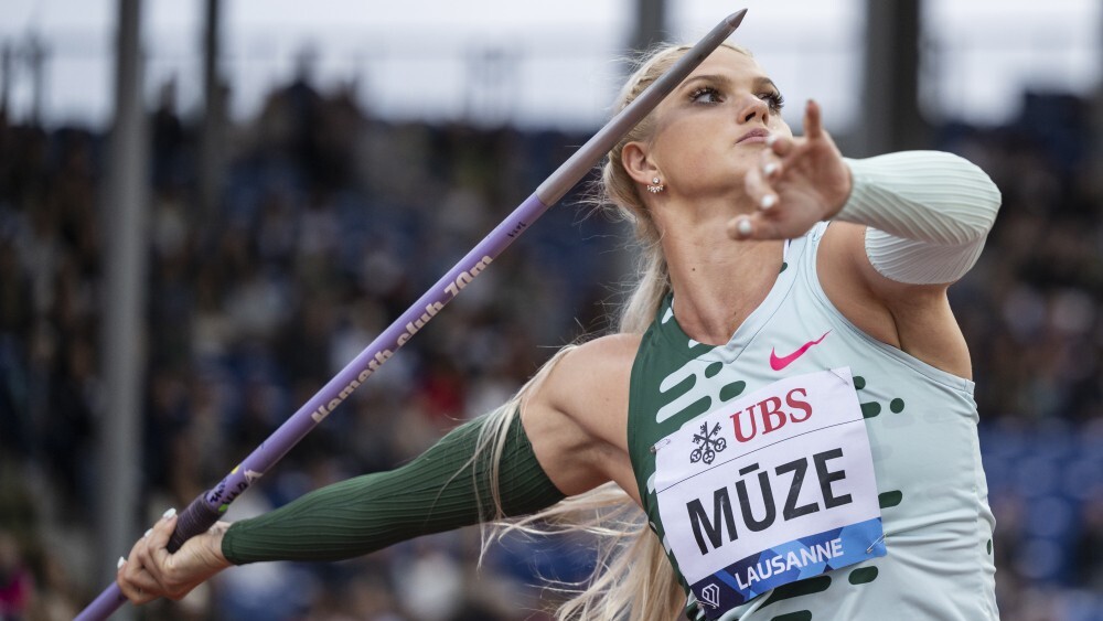 Līna Mūze-Sirmā ar vienīgo metienu izcīna trešo vietu Dimanta līgas posmā