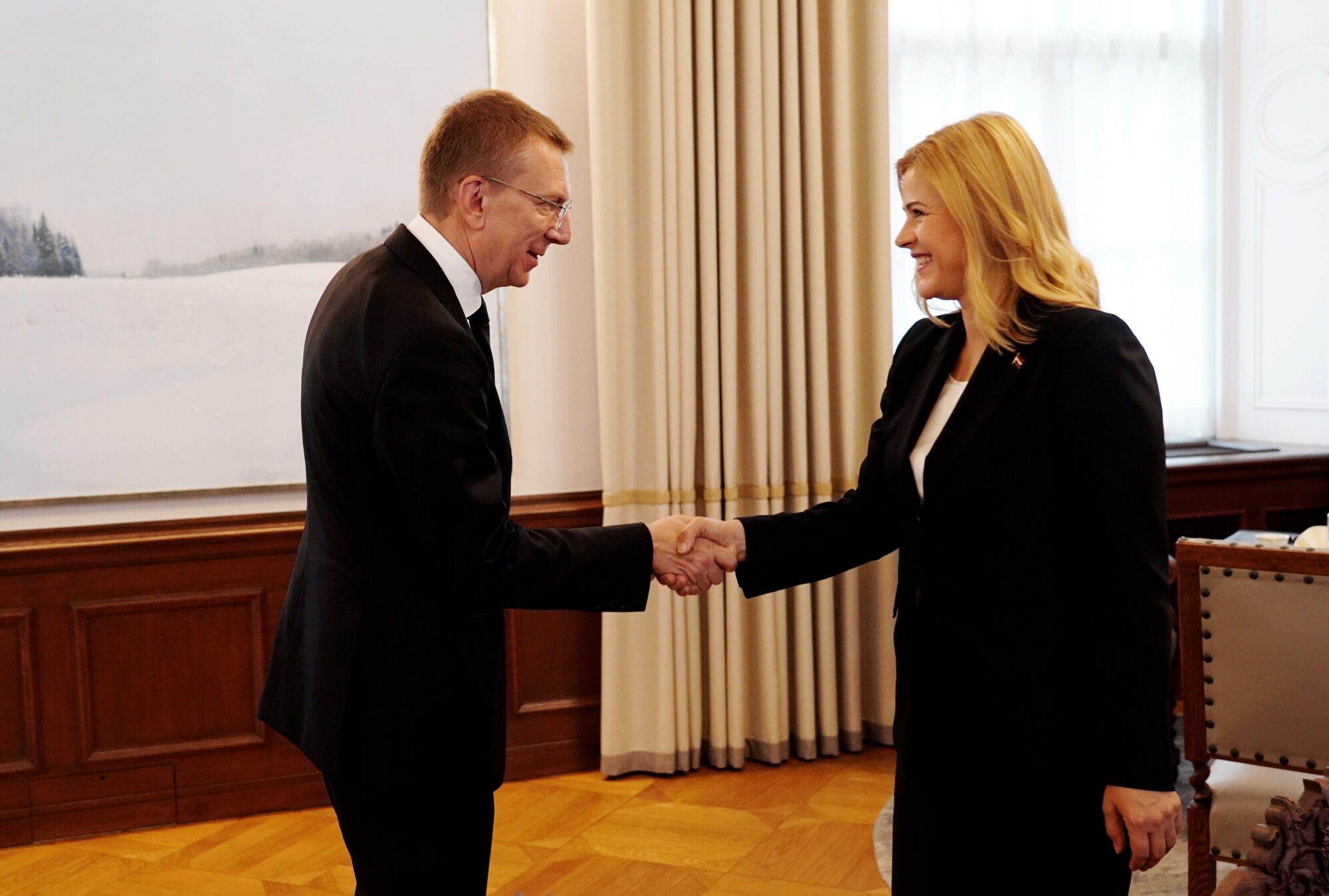 Nākamnedēļ Valsts prezidents tiksies ar Eviku Siliņu