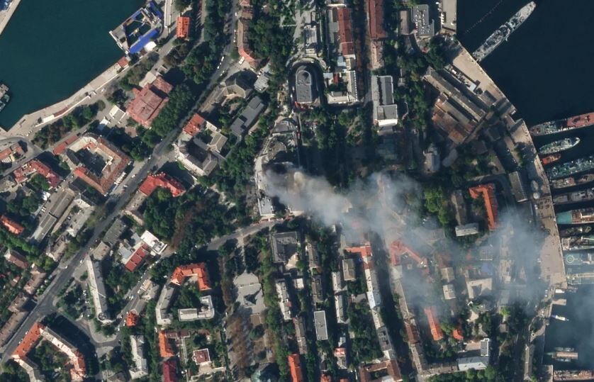 Ukraina: Raķešu triecienā Krievijas Melnās jūras kara flotes štābam Sevastopolē nogalināti deviņi cilvēki