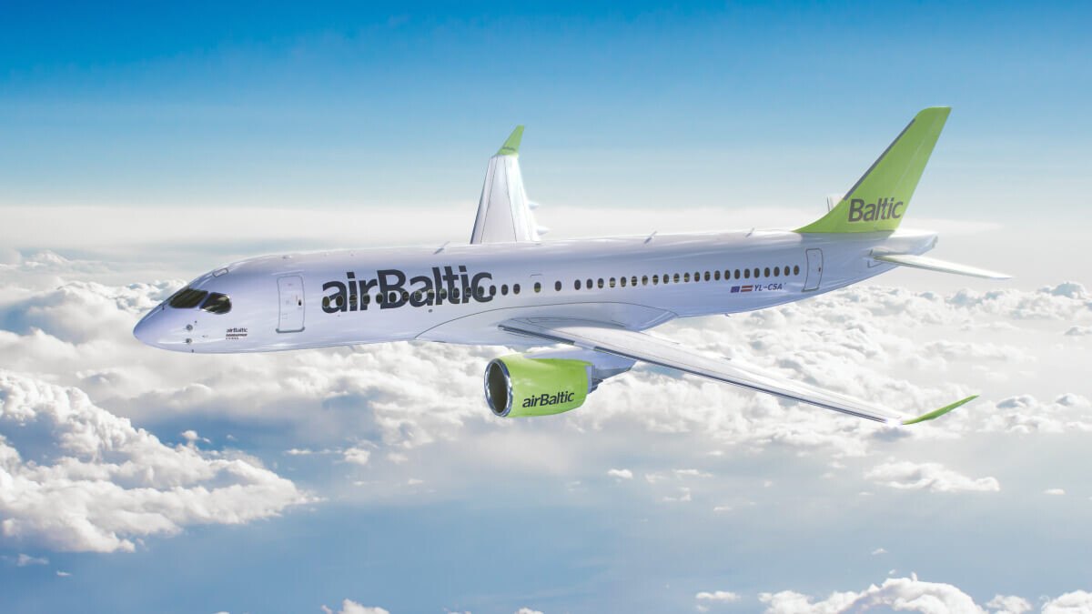 “airBaltic” saņēmusi 43.”Airbus A220-300″ lidmašīnu