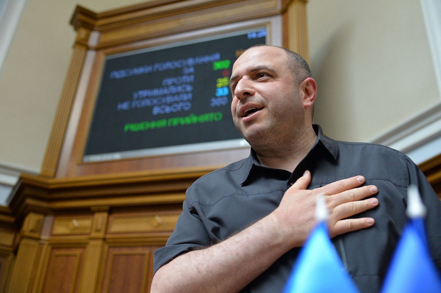 Ukrainas aizsardzības ministra amatā apstiprināts Umerovs