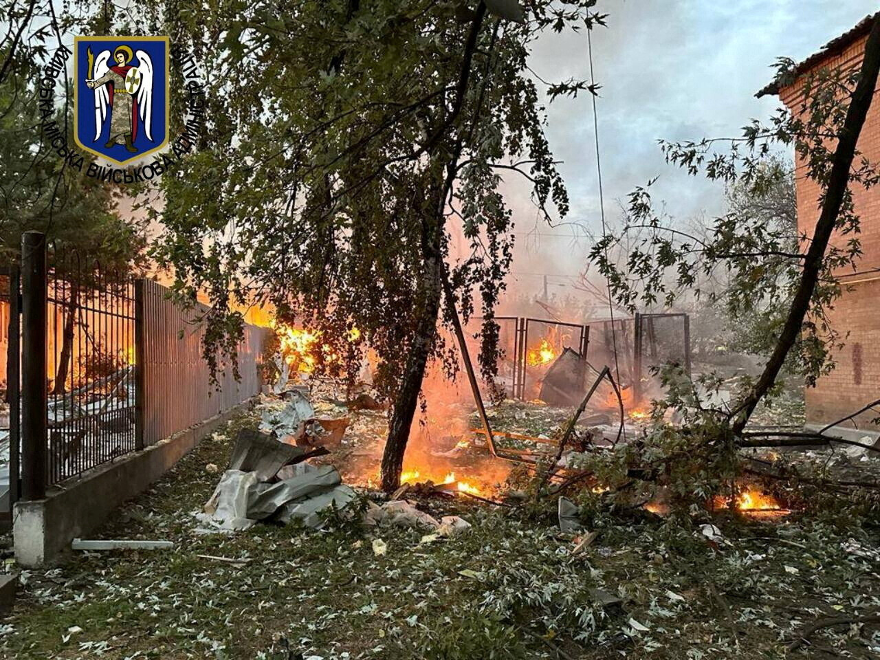 Krievijas triecienā Kijivā septiņi ievainotie