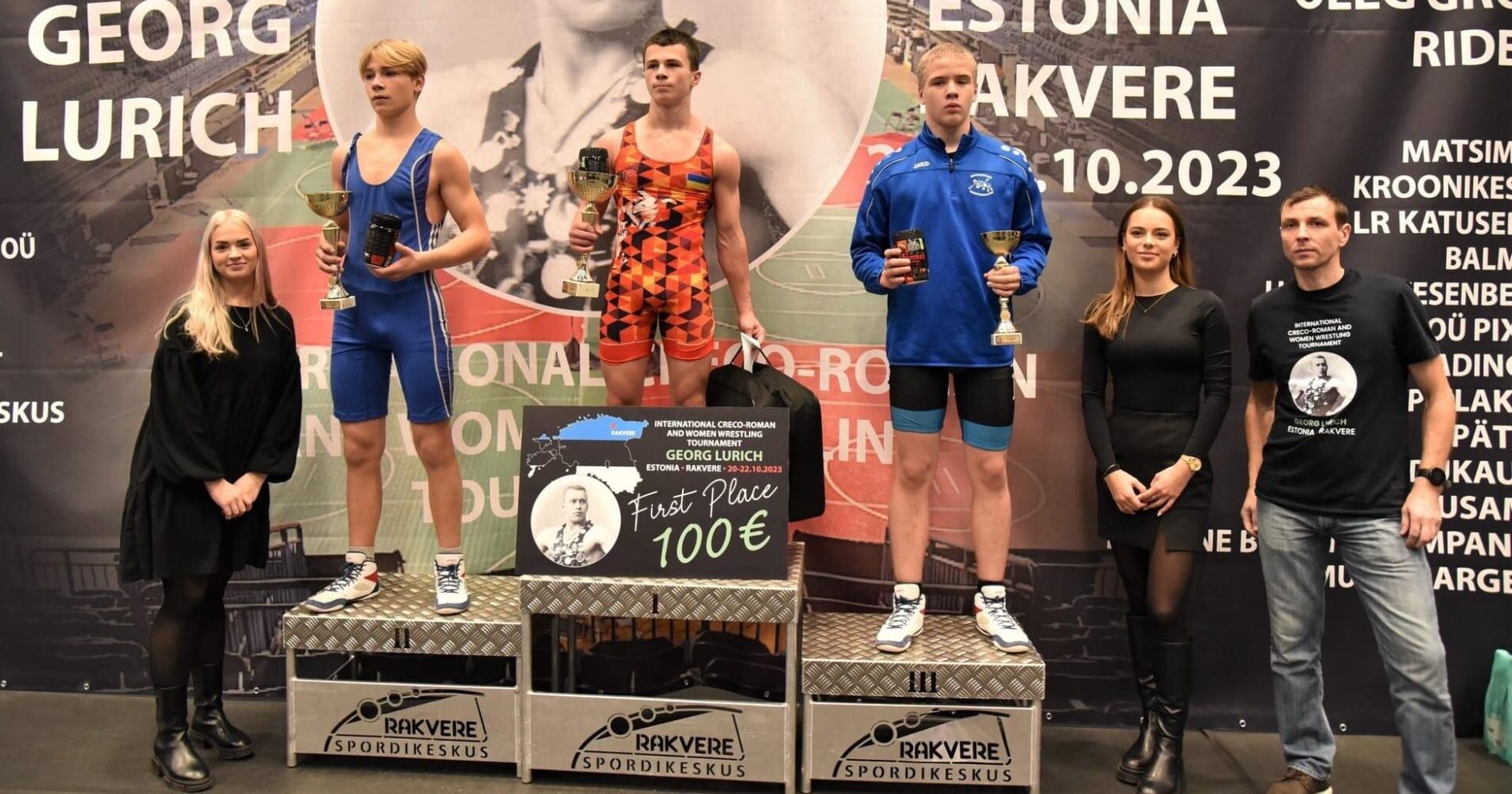 Liepājas grieķu-romiešu cīkstoņiem trīs medaļas  turnīrā Igaunijā