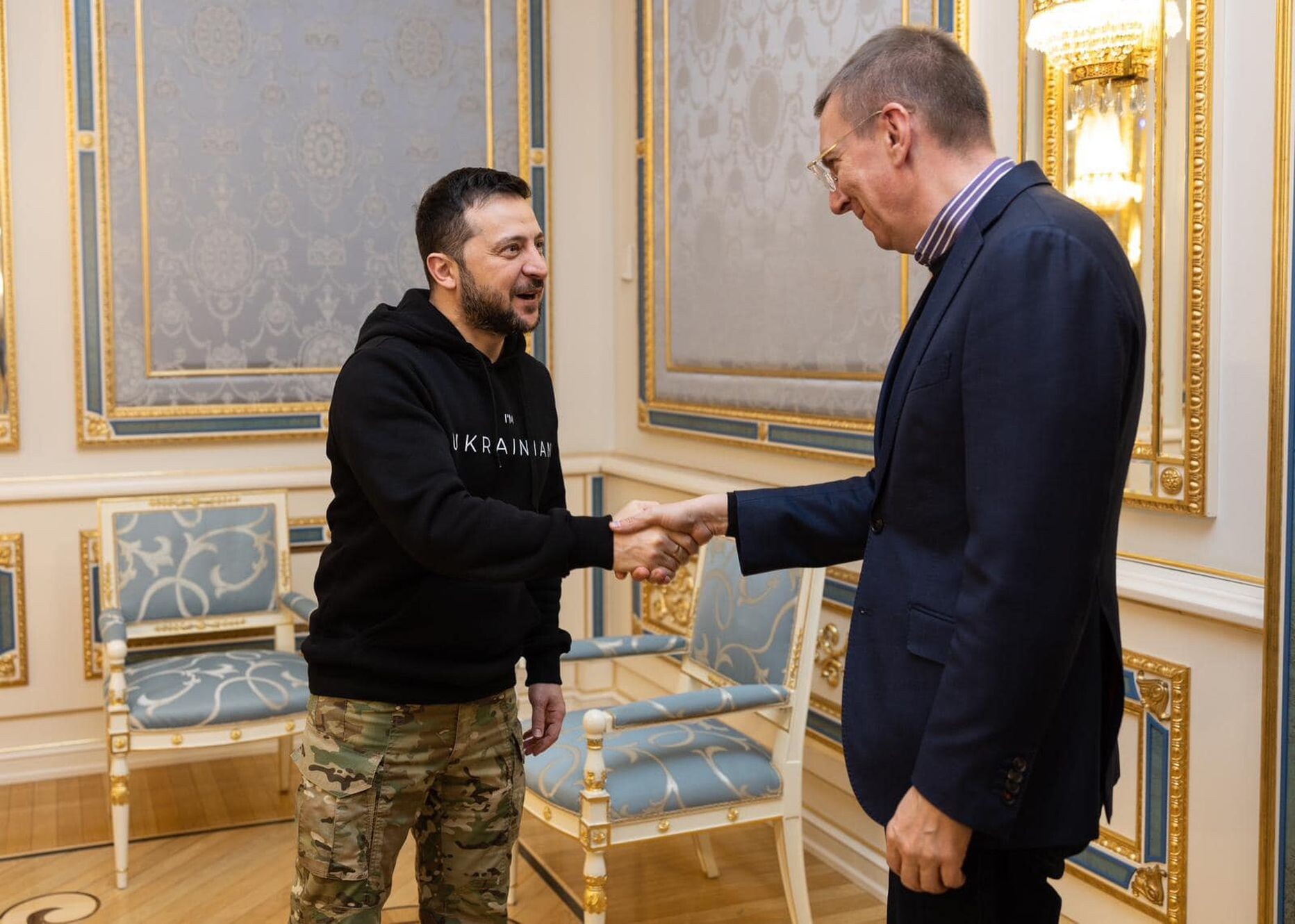 Valsts prezidents vizītē Ukrainā ticies ar Zelenski