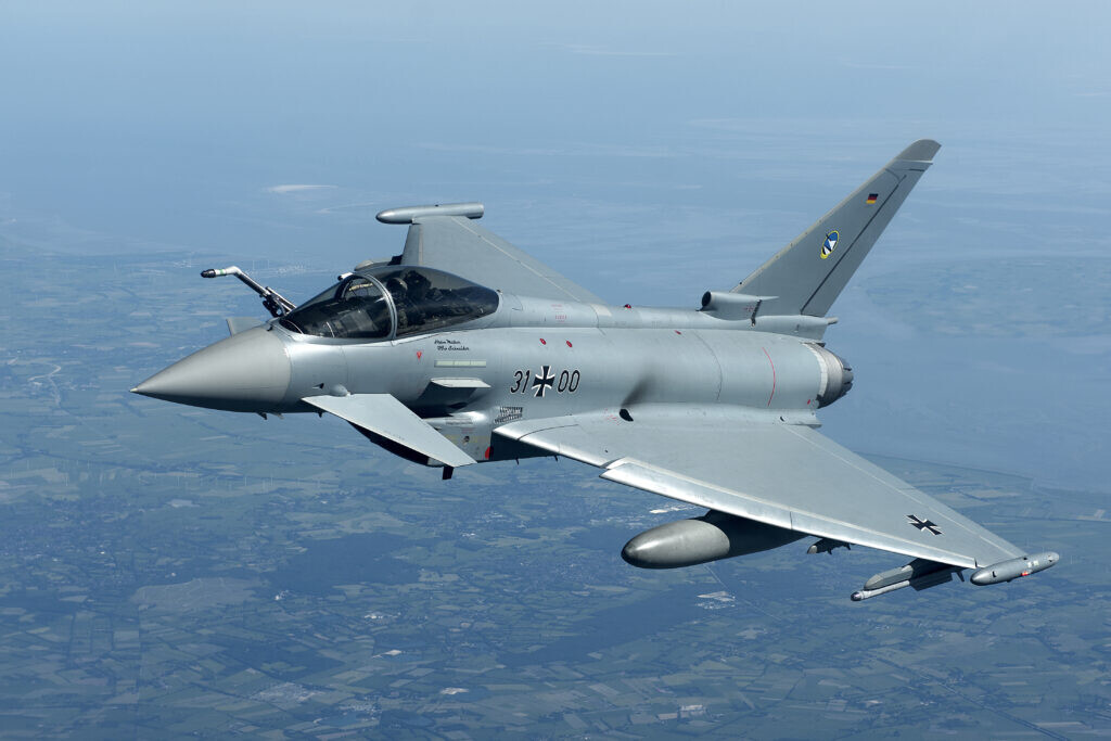 Pēc Krievijas dronu ielidošanas NATO gaisa telpā pacelti gaisā Vācijas iznīcinātāji