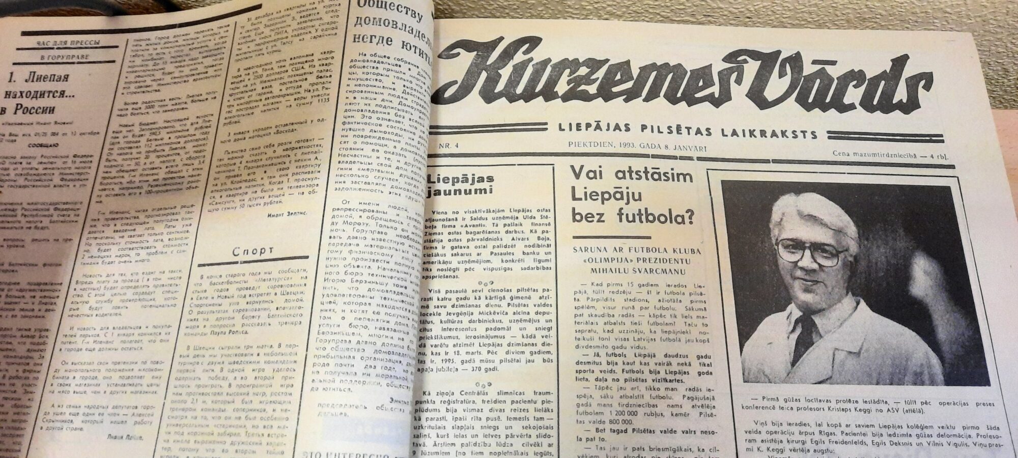 Vēstures līkloči “Kurzemes Vārdā”: Kur palika špickas?