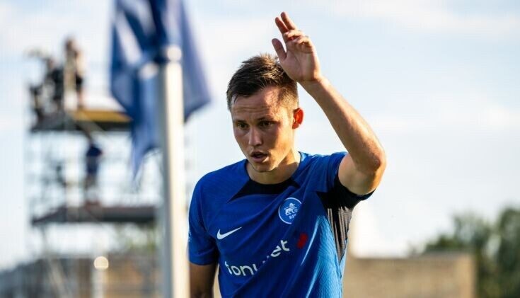 Jānis Ikaunieks atzīts par 2023. gada Latvijas labāko futbolistu