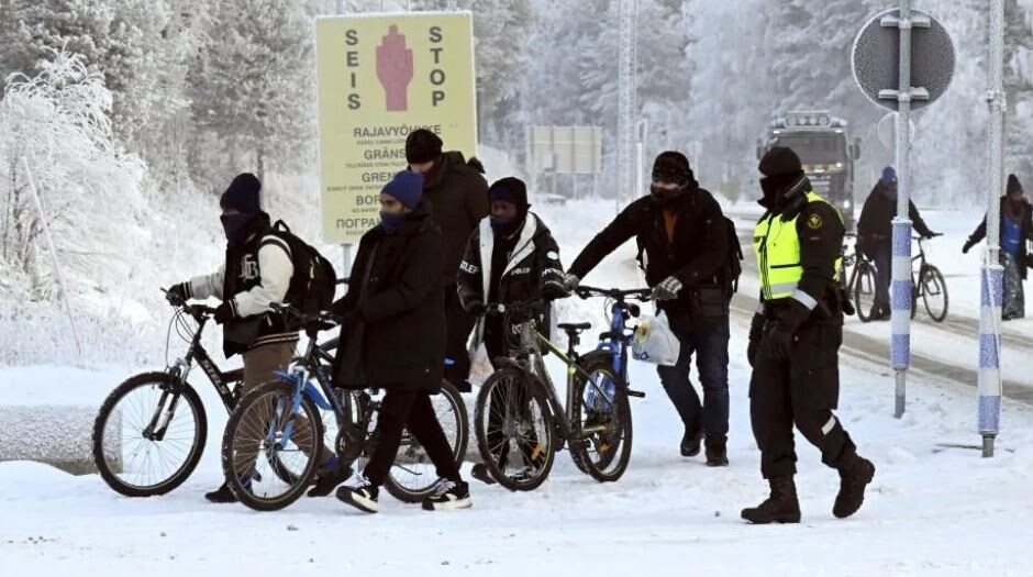 Somijā pirms robežas slēgšanas vērojams migrantu pieplūdums no Krievijas