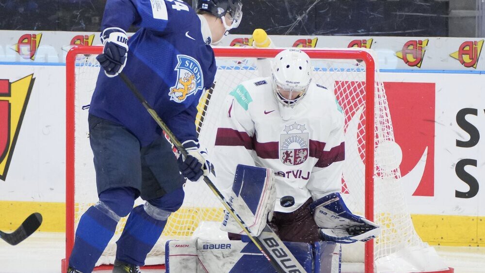 Latvijas U-20 hokejistiem pasaules junioru čempionāta trešais “sausais” zaudējums