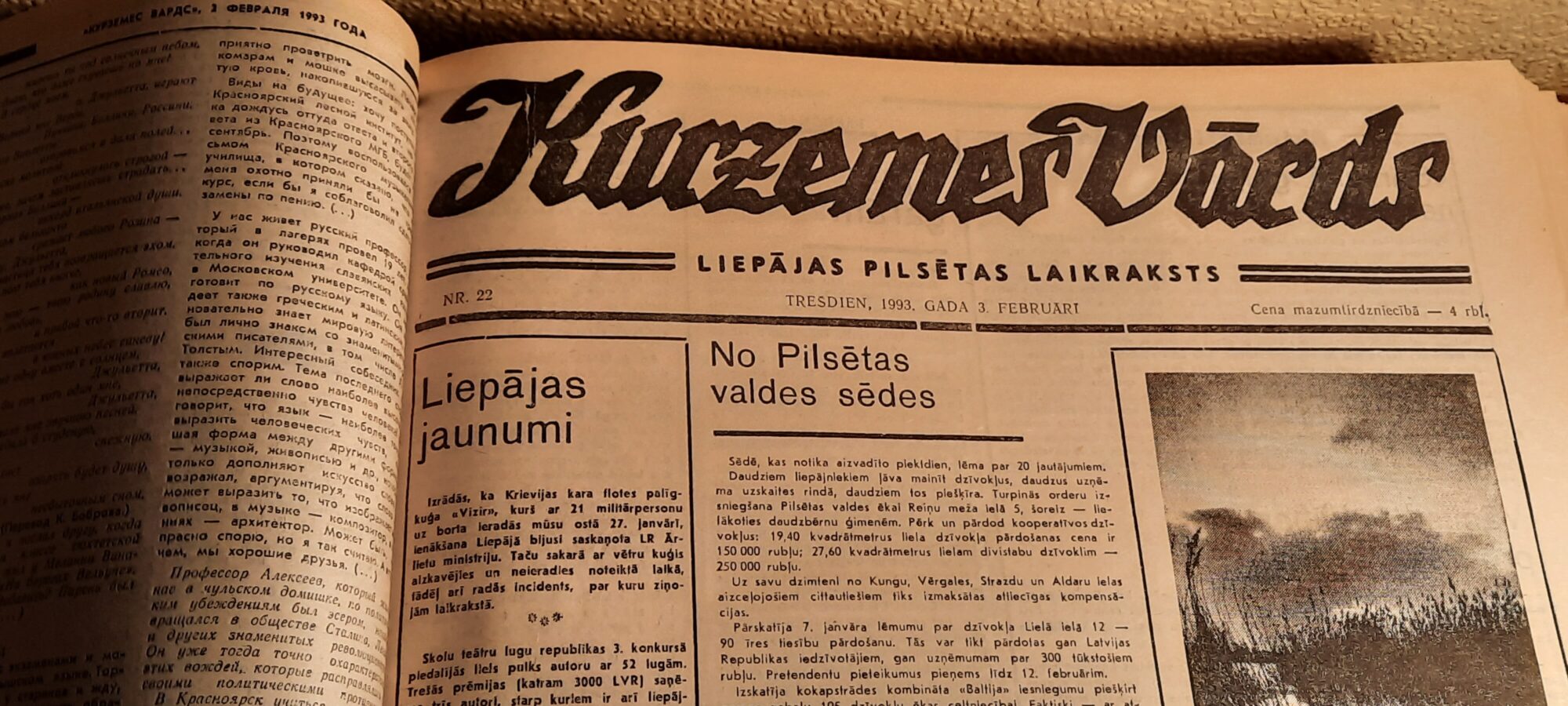 Vēstures līkloči “Kurzemes Vārdā”: Sētnieka alga 28 lati