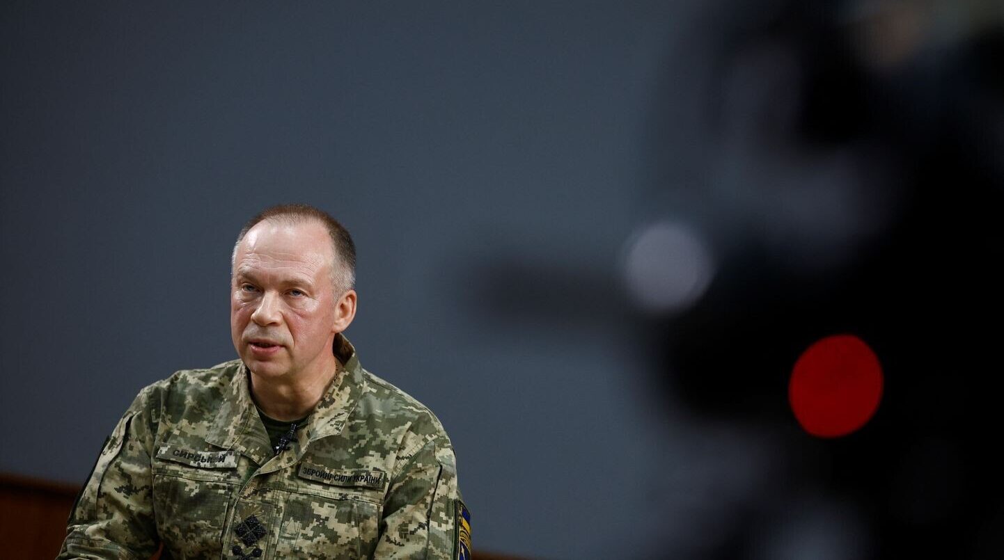 Oleksandrs Sirskis: Situācija frontē ir sarežģīta un saspringta