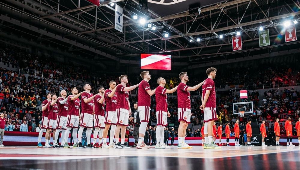 Latvijas basketbolisti Rīgā Eiropas čempionāta kvalifikācijas mačā uzņem Slovākiju