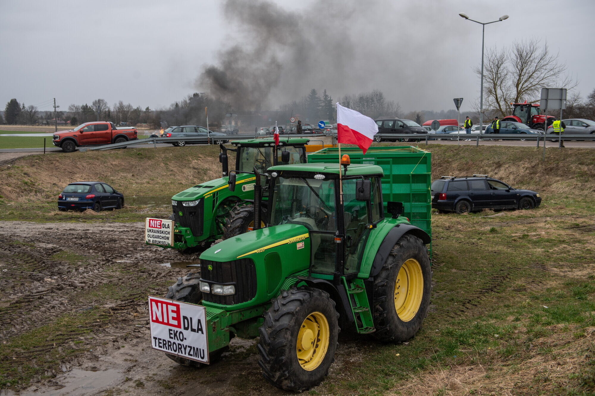 Polijas lauksaimnieki plāno bloķēt automaģistrāli pie Vācijas robežas