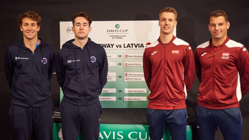 Latvijas tenisisti Deivisa kausa duelī zaudē Norvēģijai
