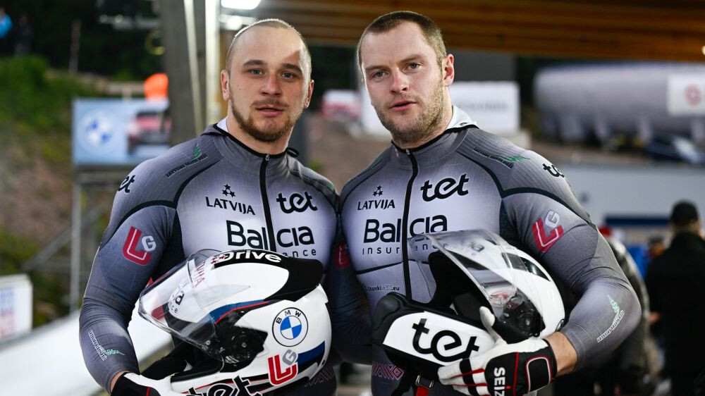 Emīla Cipuļa un Matīsa Mikņa divniekam Pasaules kausa bobslejā posmā astotā vieta