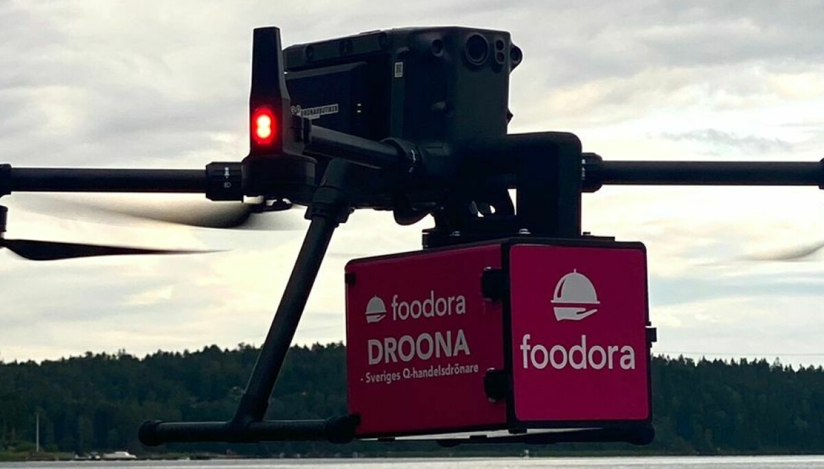 Tirdzniecības platforma “Foodora” ēdienu piegādēs Stokholmā maijā sāks izmantot dronus