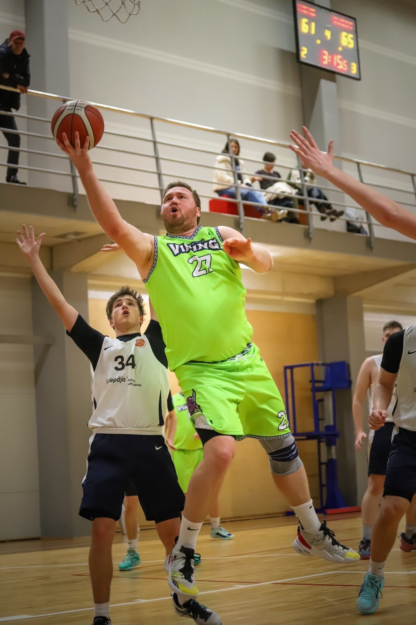 Aizvadītas Liepājas basketbola čempionāta pirmās pusfinālu spēles