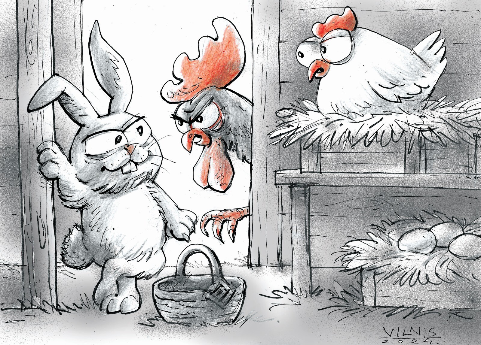 Karikatūra: Tuvojas
