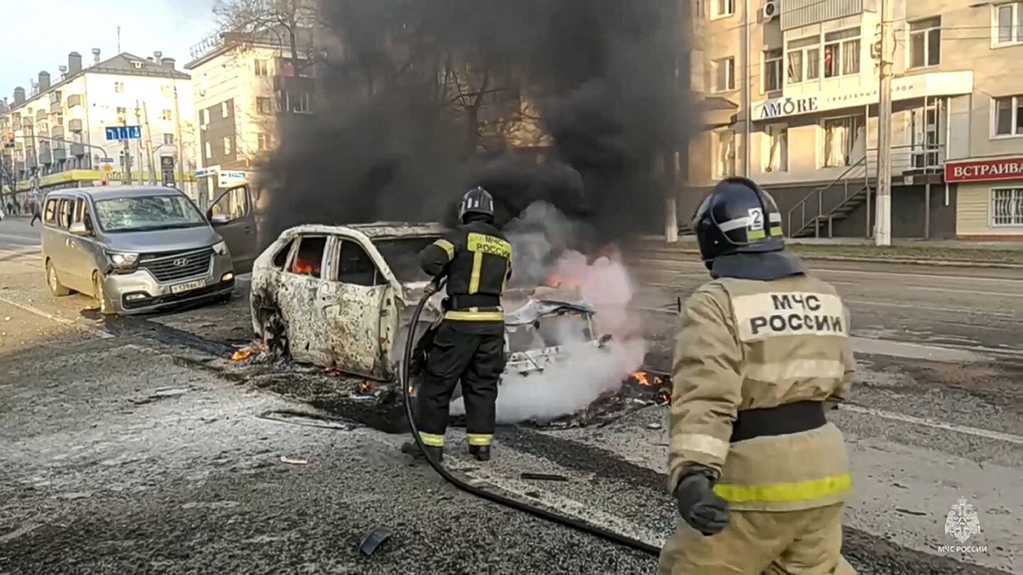 Krievijā septiņos apgabalos notikuši lidrobotu uzbrukumi