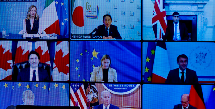 G7 nosoda Irānas uzbrukumu Izraēlai un aicina uz savaldību