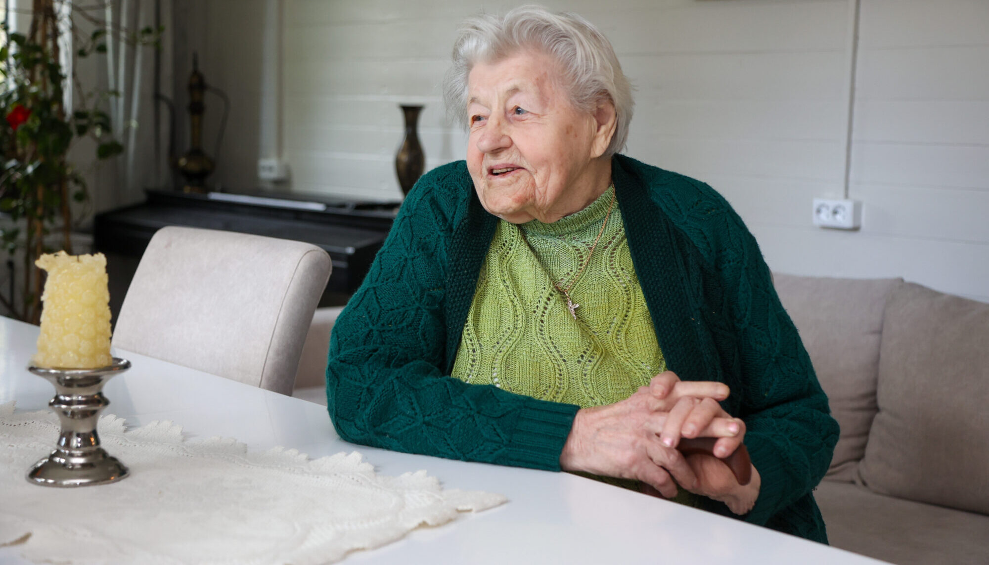 Foto: Zelma Šulce moži nosvin 100. dzimšanas dienu