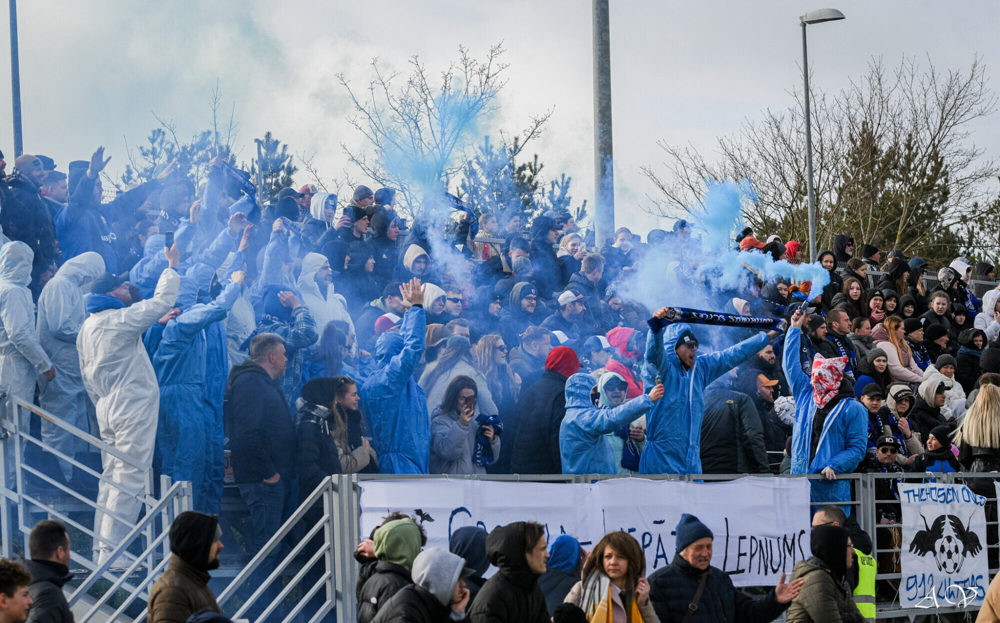 Grobiņas futbola fani “912 Ultras”: Tie ir mūsu cilvēki
