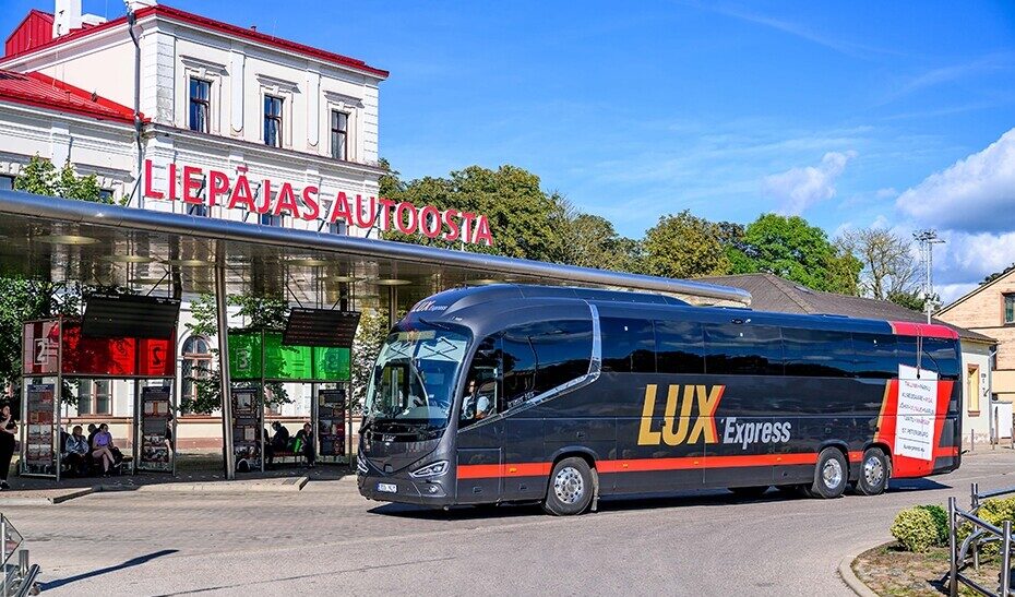 “Lux Express” maršrutos Rīga-Liepāja un Liepāja-Klaipēda šovasar pārvadājis vairāk nekā 10 000 tūristu