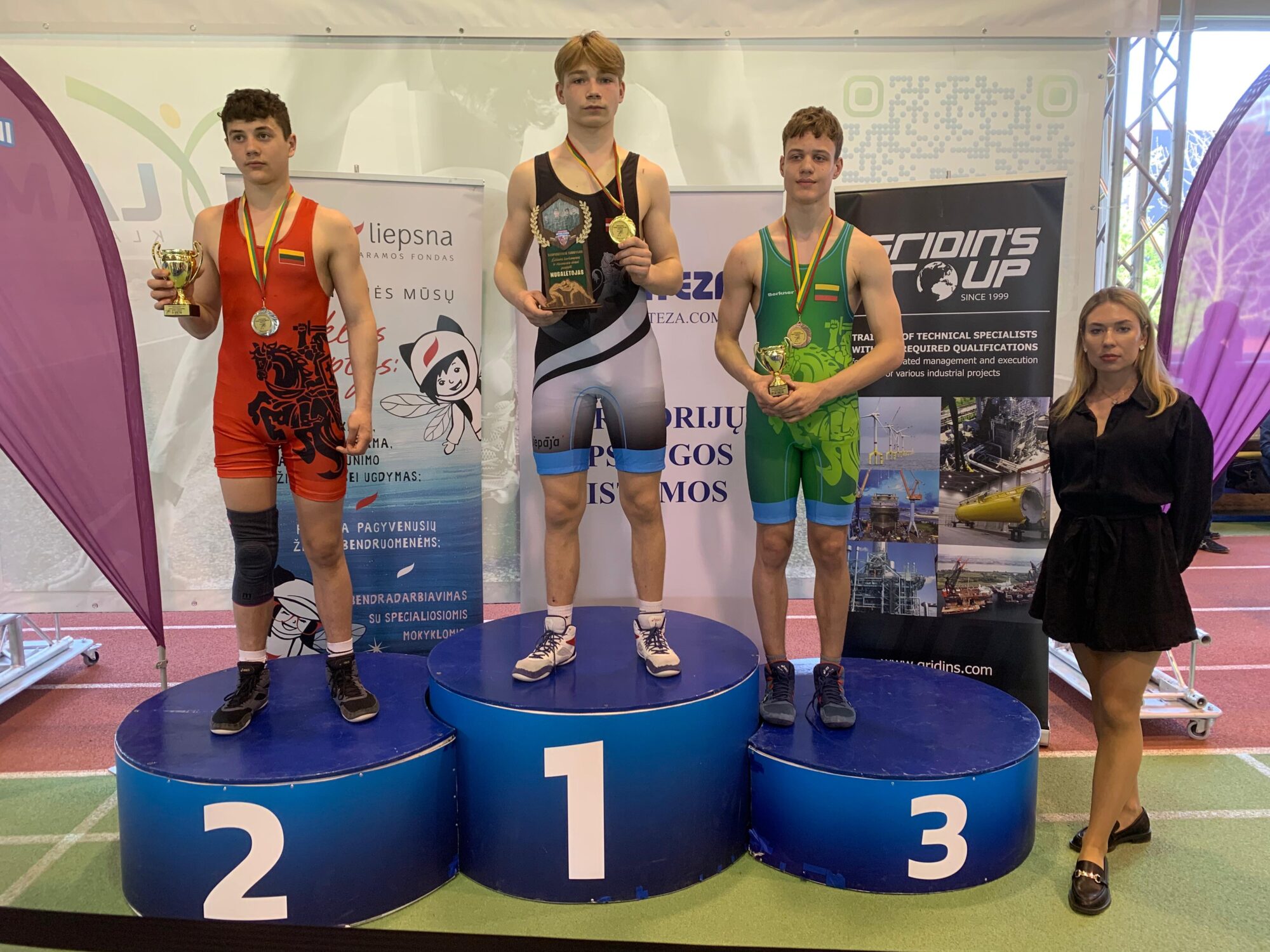 U15 un U12 cīkstoņi sacenšas “Klaipeda Open”