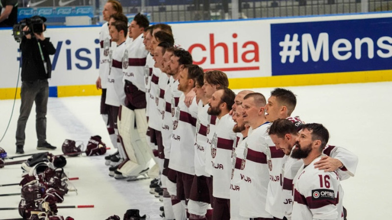 Latvijas hokejisti pasaules čempionātā spēkosies ar Vāciju