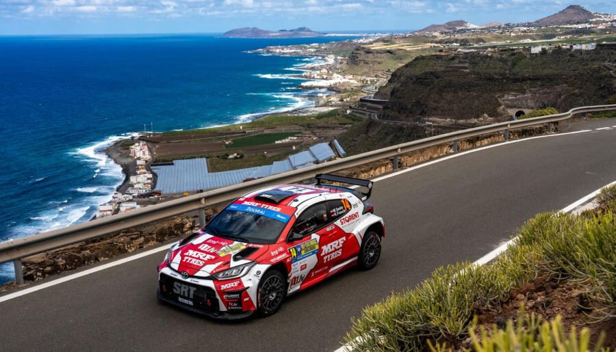 Foto: Seska ekipāžai 20. vieta Kanāriju salu rallijā