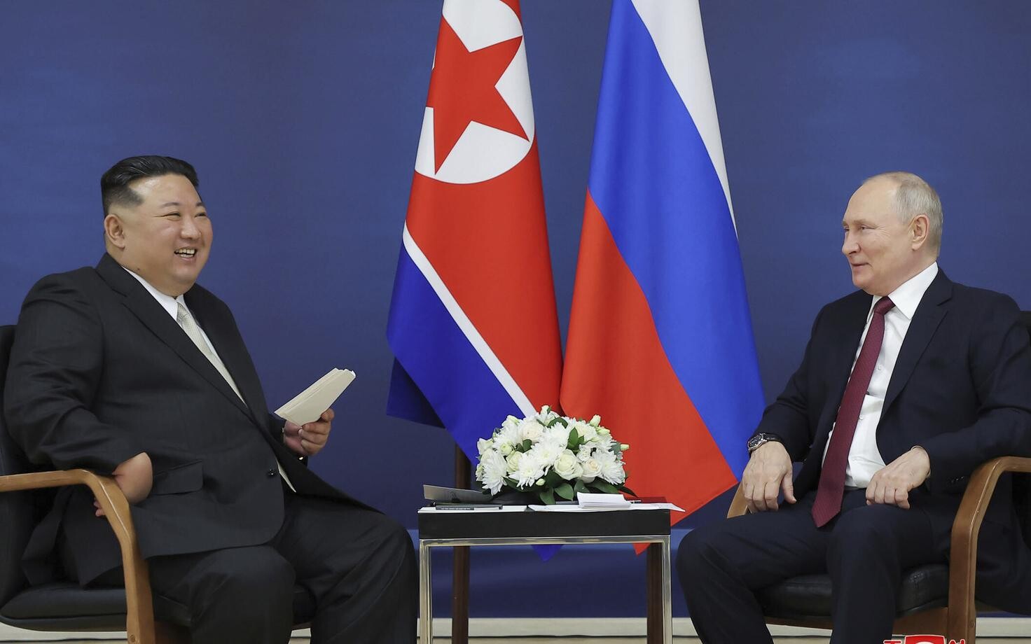 Putins ieradies vīzītē Ziemeļkorejā