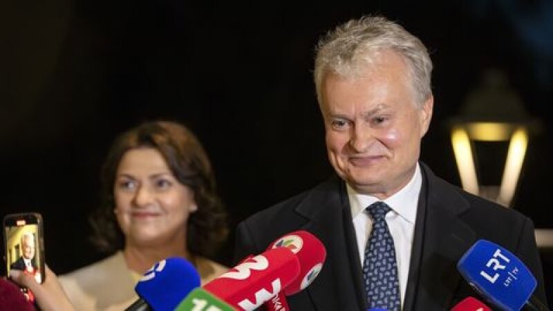 Šimonīte apsveic Nausēdu ar uzvaru Lietuvas prezidenta vēlēšanās