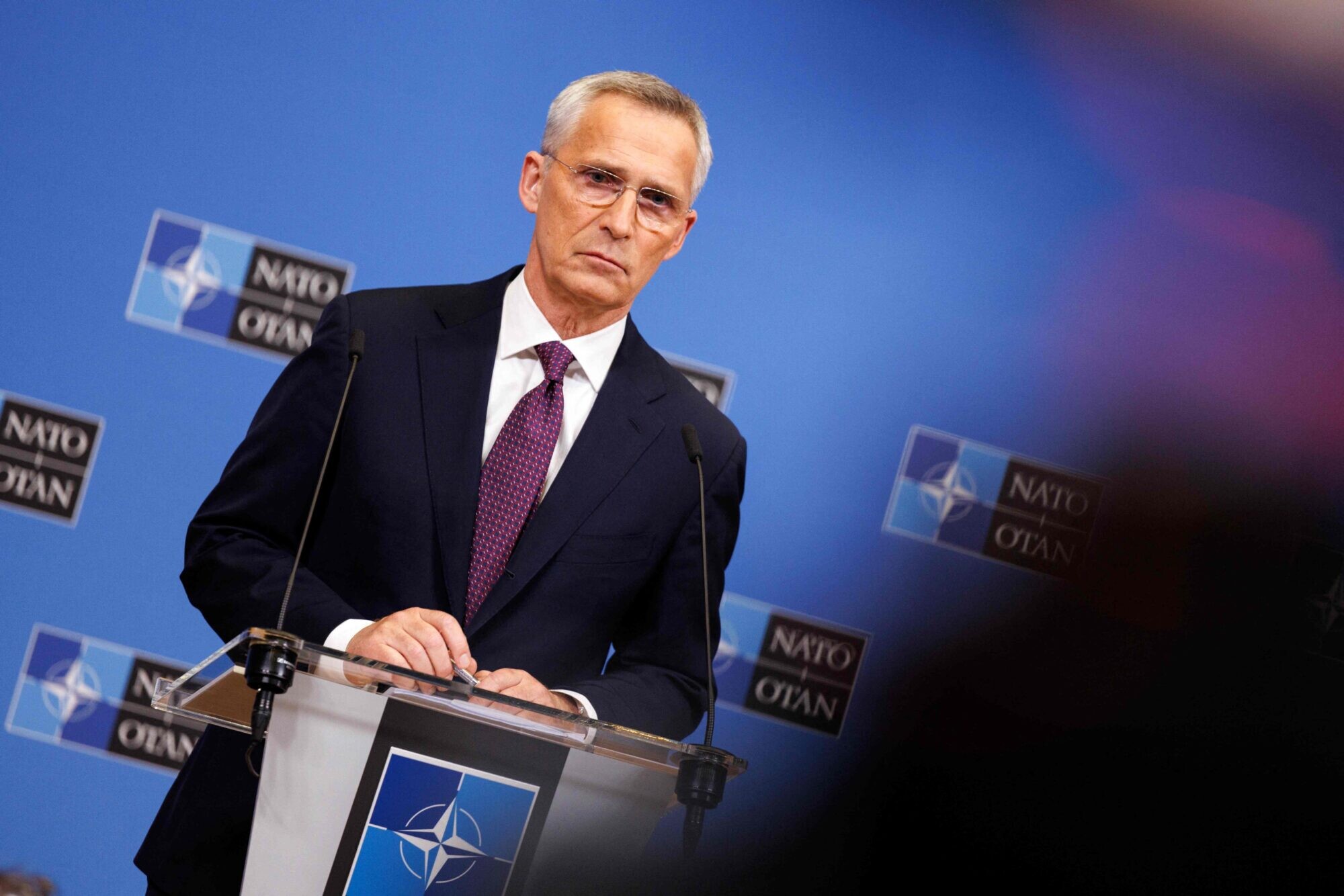 NATO ģenerālsekretārs kritizē Ķīnu par Ukrainas miera konferences boikotēšanu