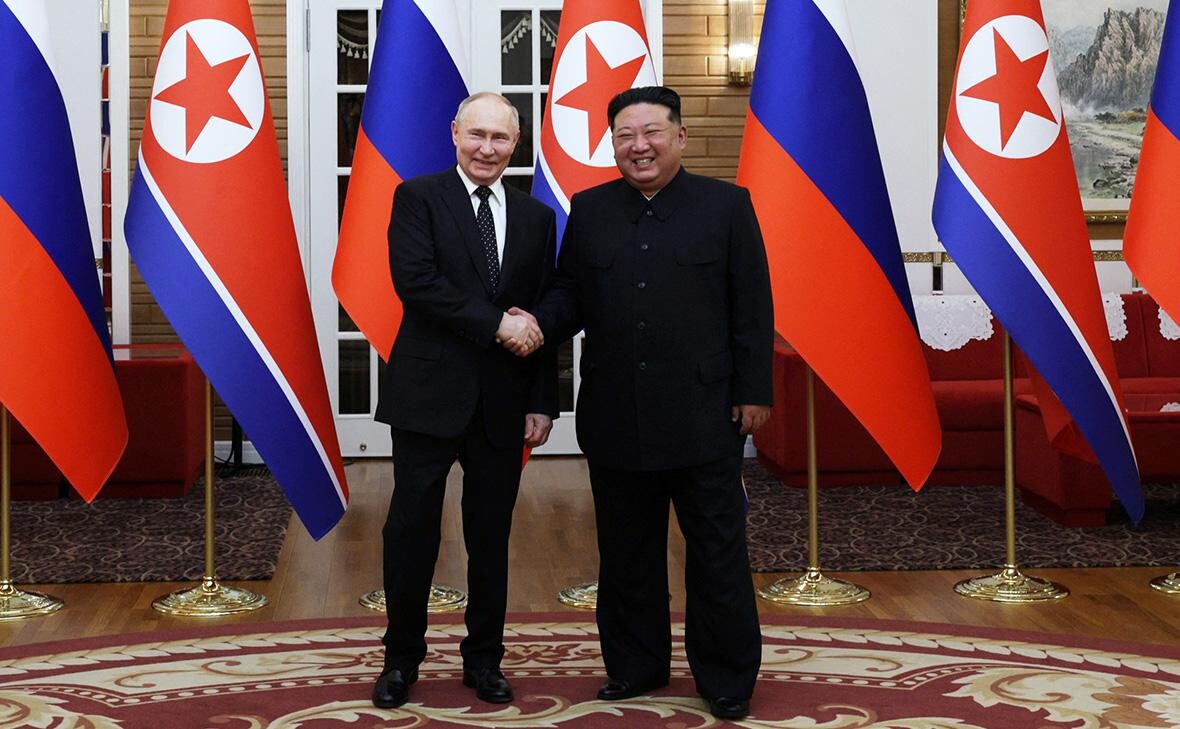 Putins un Kims parakstījuši stratēģiskās partnerības līgumu