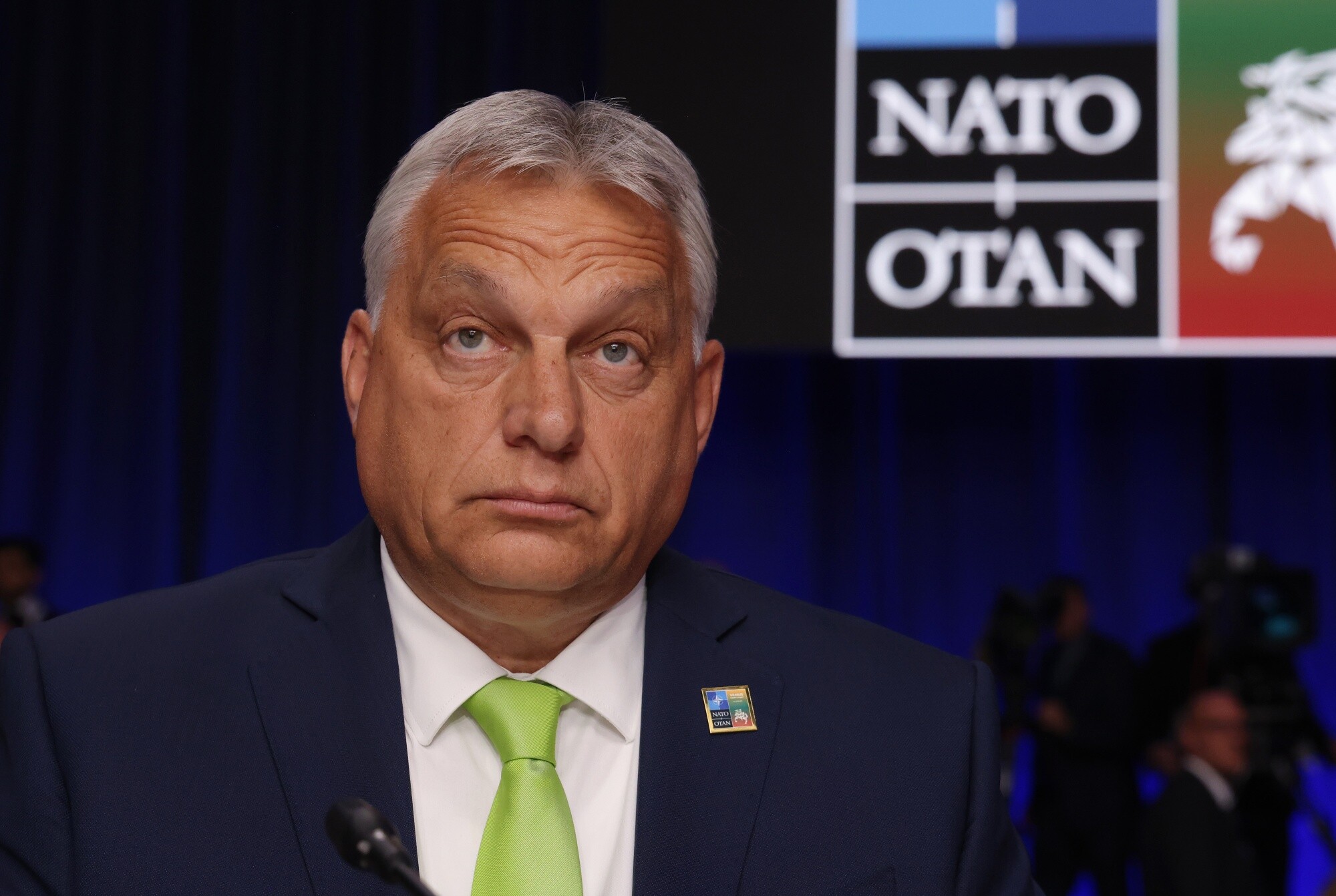 “Bloomberg”: Orbāns pēc NATO samita tiksies ar Trampu