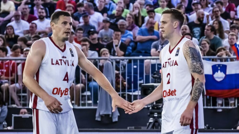 Latvijas 3×3 basketbolisti Parīzes olimpiskajās spēlēs turnīru sāks pret Lietuvu