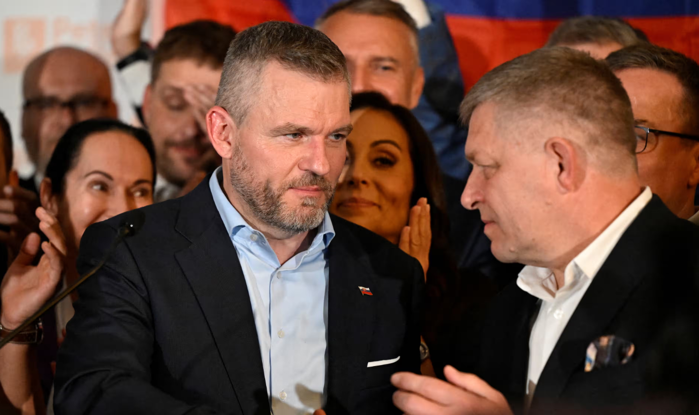 Slovākijas prezidenta amatā stājies Roberta Fico sabiedrotais Peters Pellegrīni