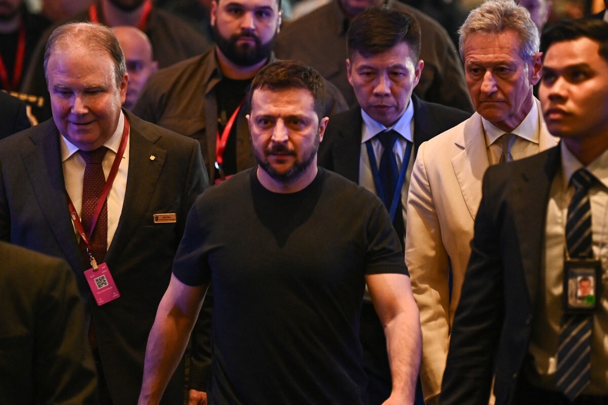 Zelenskis ieradies Singapūras drošības forumā
