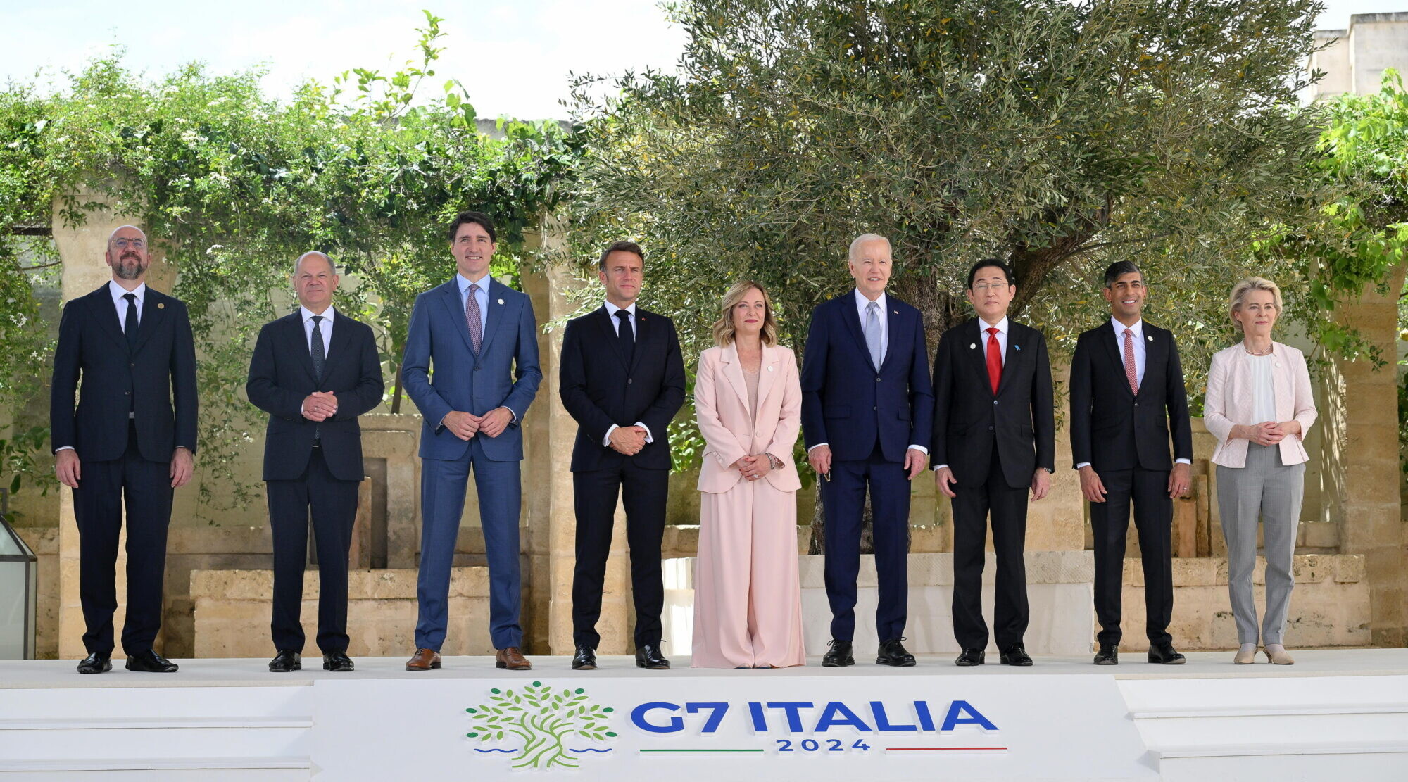 G7 līderi “politiski vienojušies” par Ukrainas finansēšanu no Krievijas iesaldēto līdzekļu peļņas