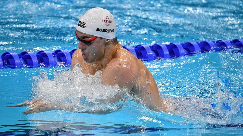 Bobrovs izcīna 21. vietu Parīzes olimpisko spēļu 200 metru brasa distancē