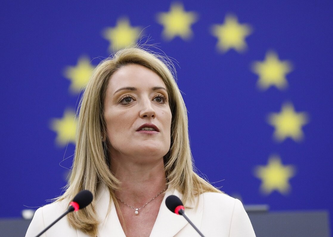 Par EP priekšsēdētāju atkārtoti ievēlēta Metsola