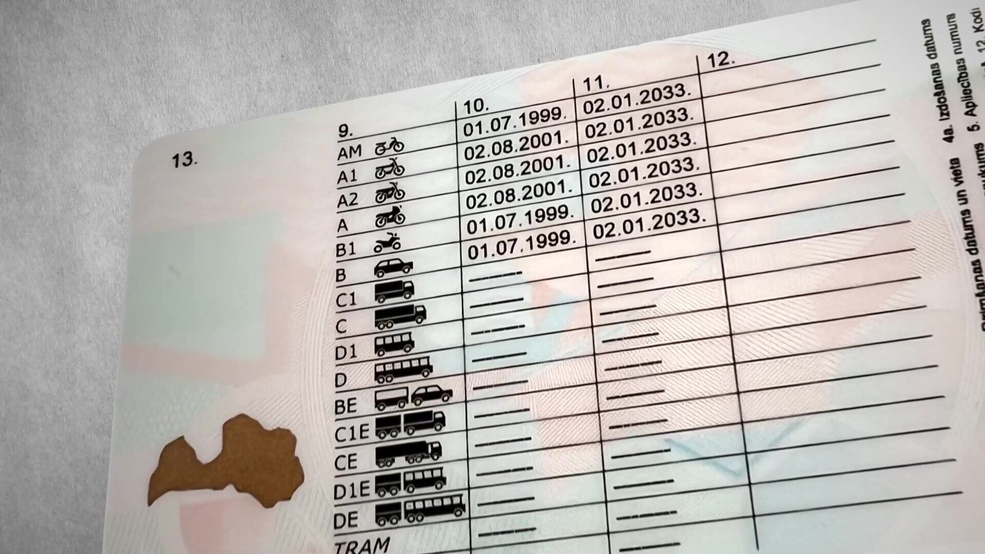 CSDD deviņos mēnešos izsniegusi par 0,2% vairāk vadītāja apliecību
