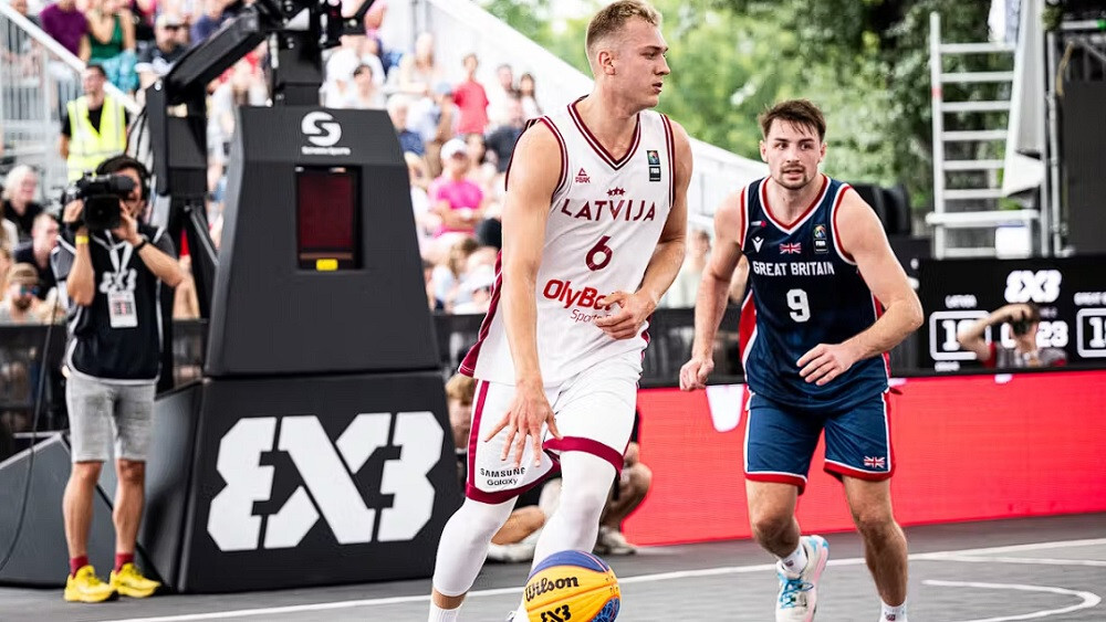 Video: Latvijas 3×3 basketbolisti Eiropas kausā neiekļūst ceturtdaļfinālā