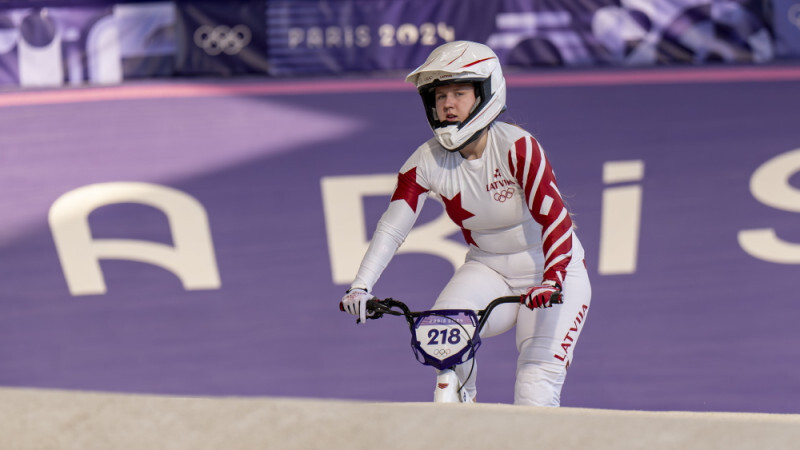 Stūriškai Parīzes olimpiskajās spēlēs BMX sacensībās kritiens pēdējās cerības braucienā un 20. vieta
