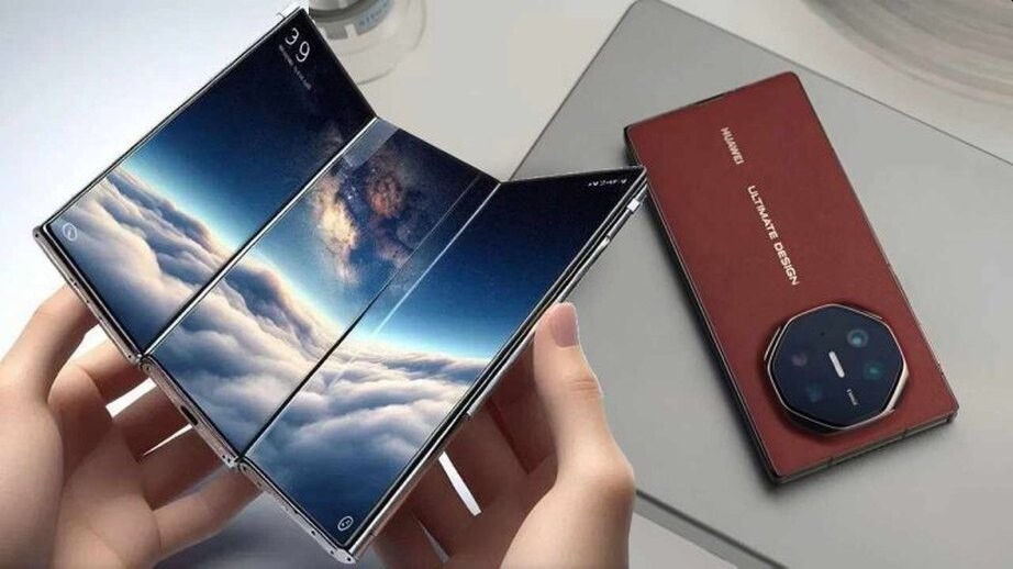 “Huawei” prezentē trīs daļās salokāmu viedtelefonu