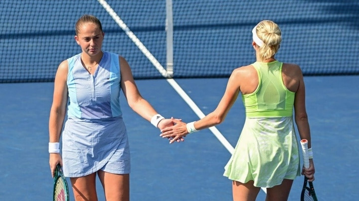 Video: Ostapenko ar Kičenoku uzvara ASV atklātā čempionāta otrās kārtas spēlē